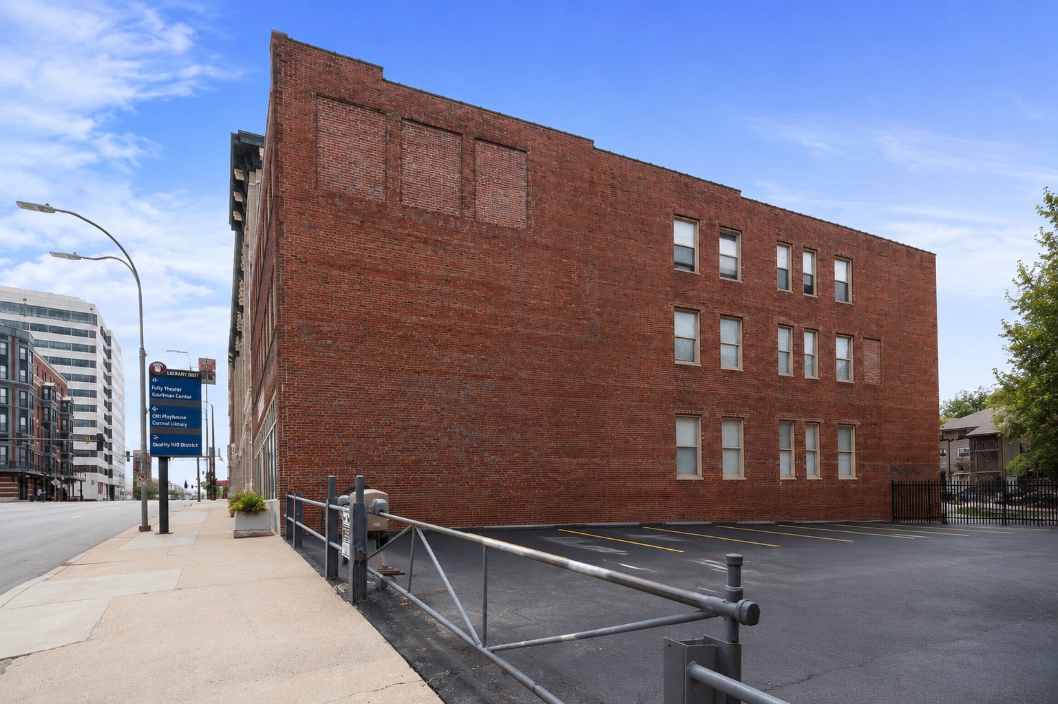 Jewell Lofts in the Quality Hill / Library District — steps from the Folly Theater, Kauffman Center, and Central Library